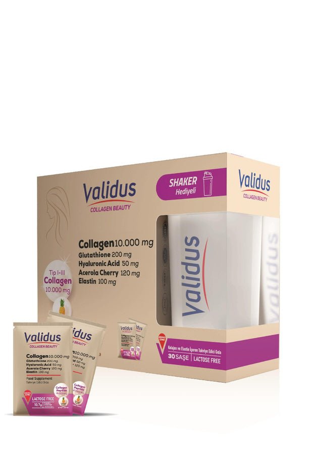 Collagen Beauty Powder - 10,000mg, 30 Sachets + Free Shaker - TryAladdin