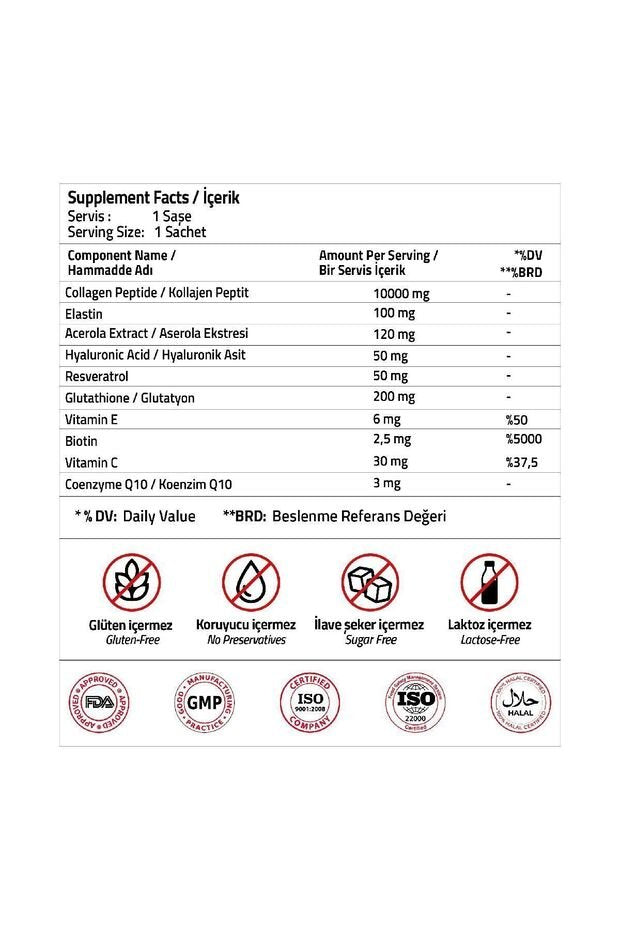 Collagen Beauty Powder - 10,000mg, 30 Sachets + Free Shaker - TryAladdin