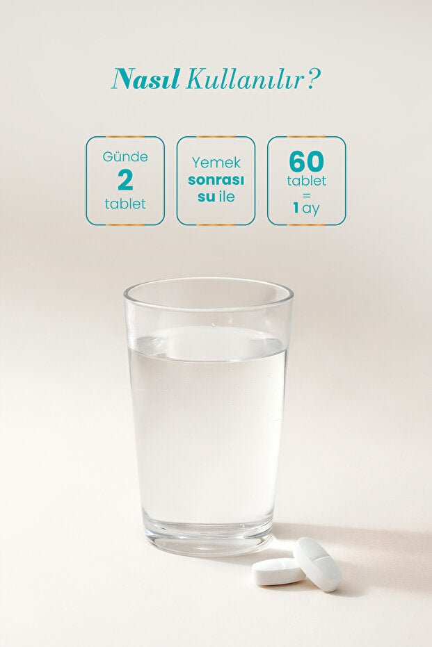 Collagen Beauty Tablets - 60 Tablets with Vitamin C & Hyaluronic Acid - TryAladdin