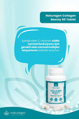 Collagen Beauty Tablets - Type 1 & 3 with Vitamin C, 60 Tablets - TryAladdin