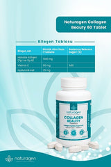 Collagen Beauty Tablets - Type I & III, Hyaluronic Acid & Vitamin C (2x60) - TryAladdin