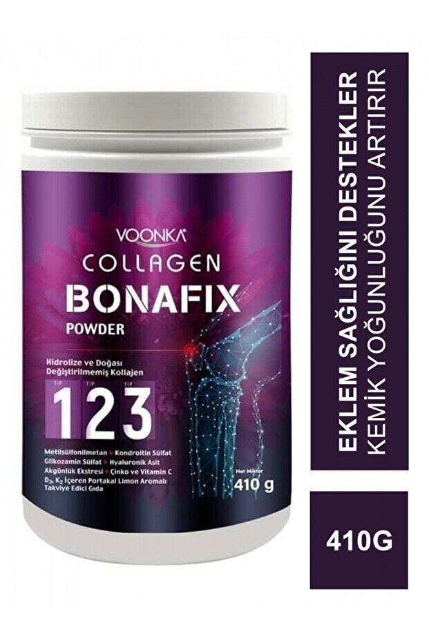 Collagen Bonafix Type 1 - 2 - 3 Powder - 410g Joint & Bone Support - TryAladdin