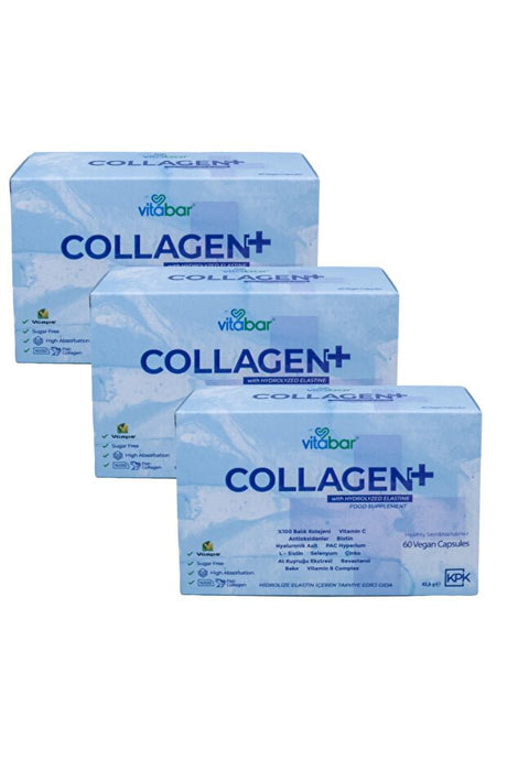 Collagen+ Capsules - 3 - Pack for Healthy Skin, Hair & Nails - TryAladdin
