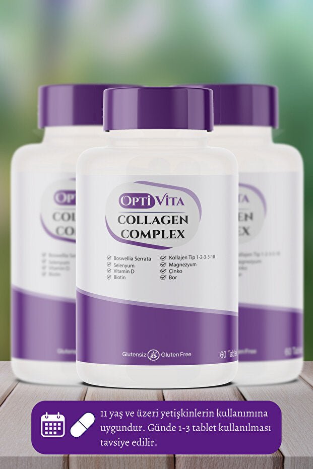 Collagen Complex - 60 Tablets for Skin, Joint & Bone Health - TryAladdin