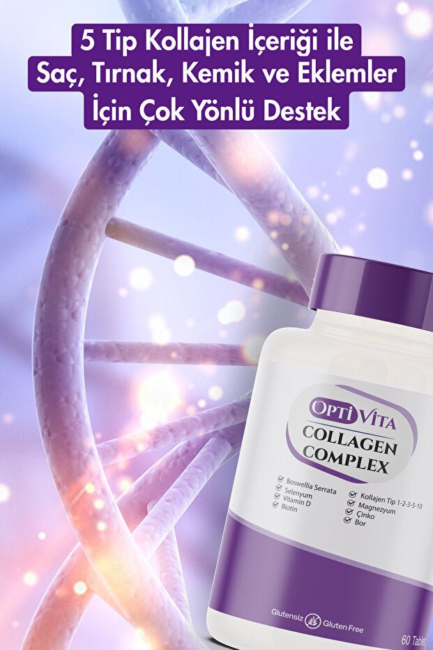 Collagen Complex - 60 Tablets for Skin, Joint & Bone Health - TryAladdin