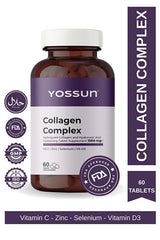 Collagen Complex - Hydrolyzed Collagen & Hyaluronic Acid - 60 Tablets - TryAladdin