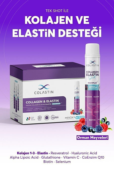 Collagen & Elastin Multiplus - 30 Forest Berry Liquid Shots - TryAladdin