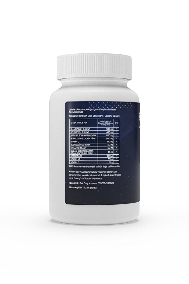 Collagen & Glucosamine Supplement - 90 Tablets x 3 for Joint & Bone Health - TryAladdin