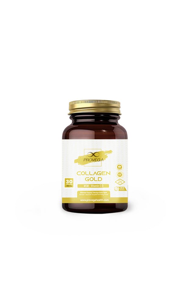 Collagen Gold Type 2 Supplement with MSM, Vitamin C - D (30 Caps x 2) - TryAladdin