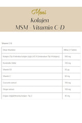 Collagen Gold Type 2 Supplement with MSM, Vitamin C - D (30 Caps x 2) - TryAladdin