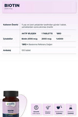 Collagen & Hyaluronic Acid 30 Tabs + Biotin 2000mcg 100 Tabs - TryAladdin