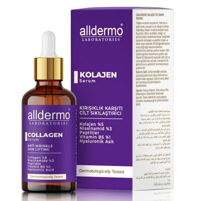 Collagen + Hyaluronic Acid Anti - Aging & Brightening Face Serum - TryAladdin