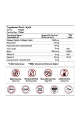 Collagen, Hyaluronic Acid & Resveratrol Beauty Supplement - 30 Tablets - TryAladdin