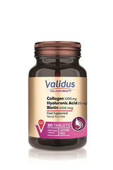 Collagen, Hyaluronic Acid & Resveratrol Beauty Supplement - 30 Tablets - TryAladdin