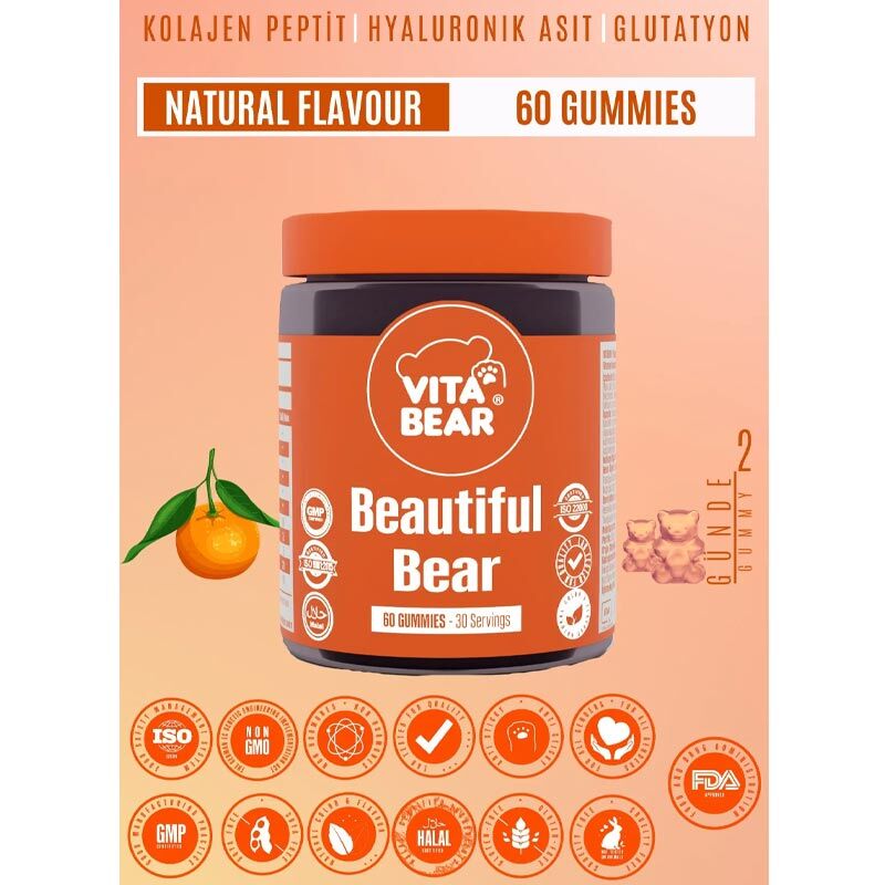 Collagen & Hyaluronic Acid - Skin & Hair Support Gummies - TryAladdin