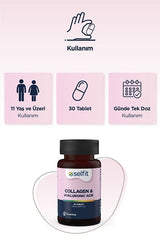 Collagen & Hyaluronic Acid Tablets - 30 Tablets x 3 for Skin & Joint Health - TryAladdin