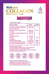 Collagen Multi Boost Plus - 345g Powder, 10 g Type I - II - III - TryAladdin