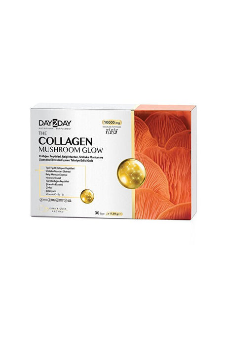 Collagen Mushroom Glow Supplement - 10000mg, 30 Sachets - TryAladdin