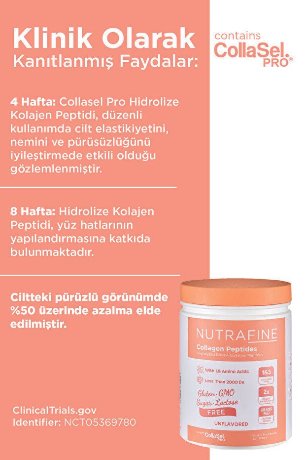 Collagen Peptides - 70g Travel Size, Type 1 & 3, Double Hydrolyzed - TryAladdin