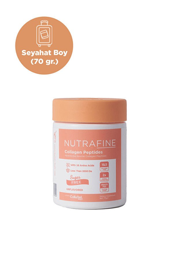 Collagen Peptides - 70g Travel Size, Type 1 & 3, Double Hydrolyzed - TryAladdin