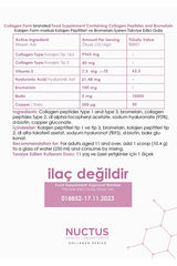 Collagen Peptides with Bromelain - Type 1/2/3, 304.8g Powder - TryAladdin