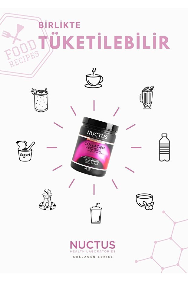 Collagen Peptides with Bromelain - Type 1/2/3, 304.8g Powder - TryAladdin