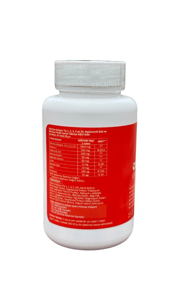 Collagen Plus - 60 Tablets with 5 Collagen Types for Skin & Joint Health - TryAladdin