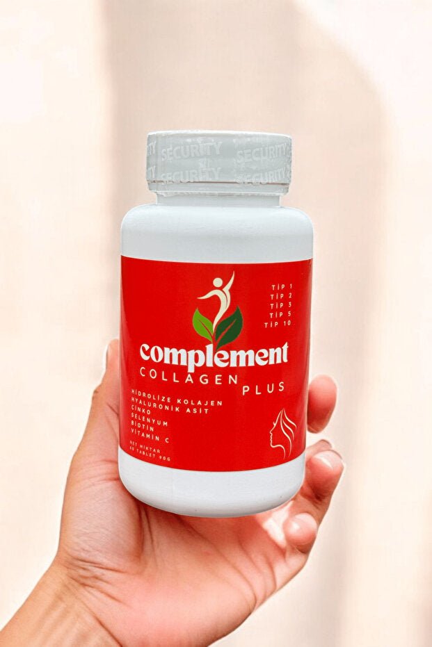 Collagen Plus - 60 Tablets with 5 Collagen Types for Skin & Joint Health - TryAladdin