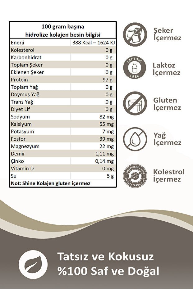 Collagen Powder - Type 1, 2, 3 Double Hydrolyzed 500g - TryAladdin