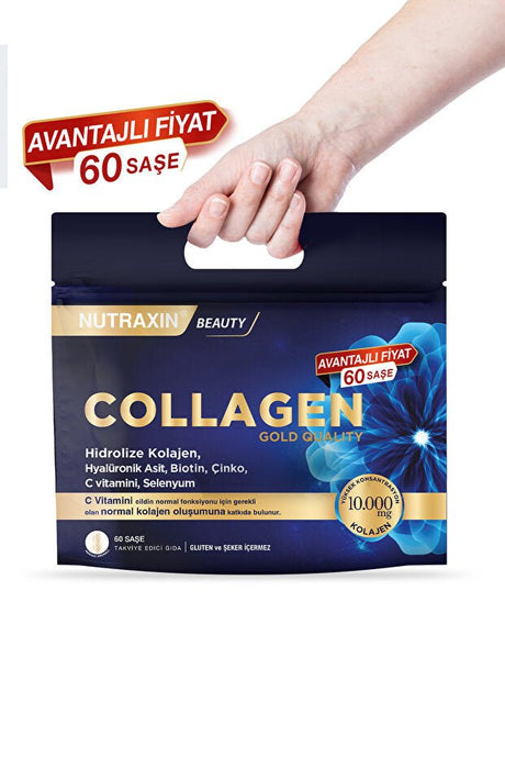 Collagen Sachets - 10 g Type 1 & 3, Pineapple, 60 Servings - TryAladdin