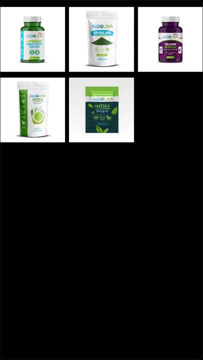 Collagen + Spirulina Tablets - Type I, II, III - 60 Tablets x 3 Pack - TryAladdin