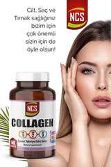 Collagen Type 1 - 2 - 3 with Glutathione & Hyaluronic Acid - 90 Tablets - TryAladdin