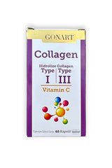 Collagen Type I & III with Vitamin C - 60 Capsules - TryAladdin