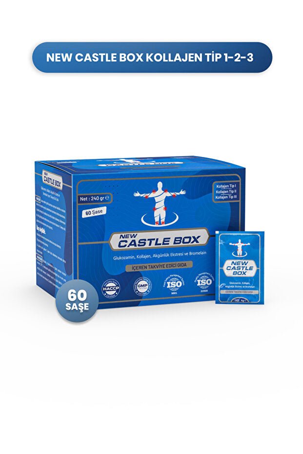 Collagen Types 1, 2, 3 & Bromelain - 60 Sachets Joint Support - TryAladdin