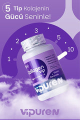 Collagen VIP - 5 Types Collagen, Elastin & Ceramide - 60 Tablets - TryAladdin
