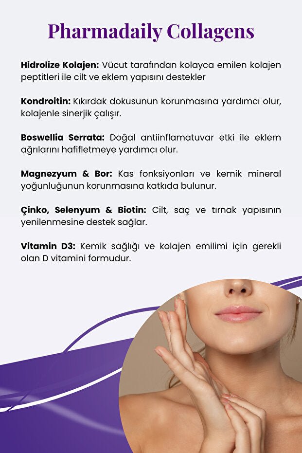 Collagens - 30 Tablets with 5 Types for Joint & Skin Health - TryAladdin