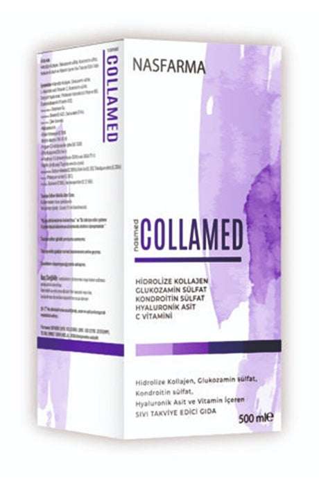 Collamed Liquid Collagen l Fish Collagen, Glucosamine & Vit C - TryAladdin