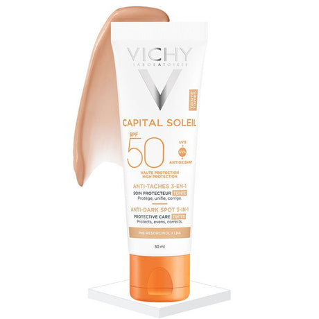 Colored SPF 50+ Sunscreen - Anti - Dark Spot & Tone - Evening Face Cream - TryAladdin