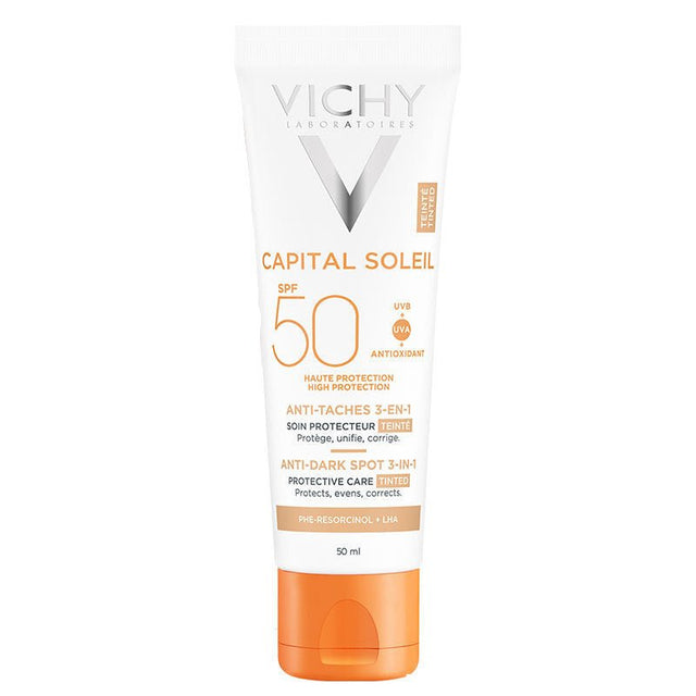 Colored SPF 50+ Sunscreen - Anti - Dark Spot & Tone - Evening Face Cream - TryAladdin