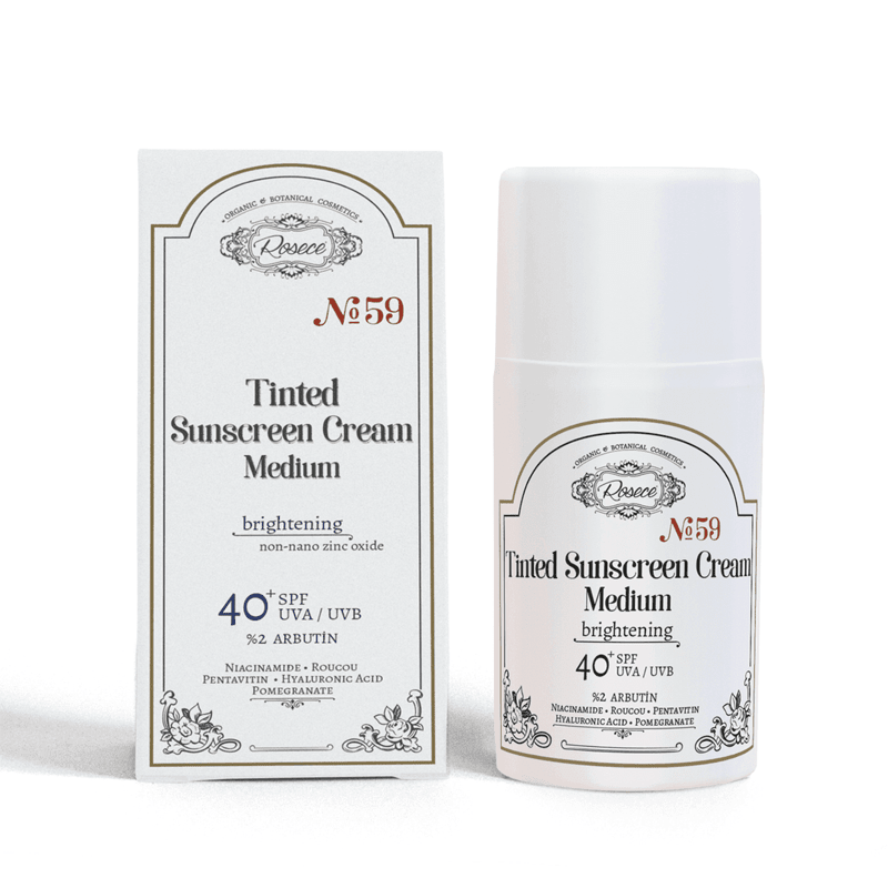 Colored Sun Cream - SPF 40+ Tone - Evening, Brightening with Niacinamide & Hyaluronic Acid - TryAladdin