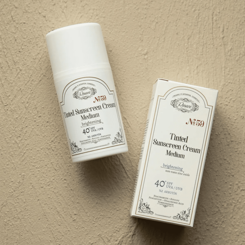 Colored Sun Cream - SPF 40+ Tone - Evening, Brightening with Niacinamide & Hyaluronic Acid - TryAladdin