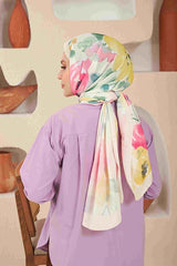 Comfort Flowers Cotton Shawl - Soft & Easy Care - TryAladdin