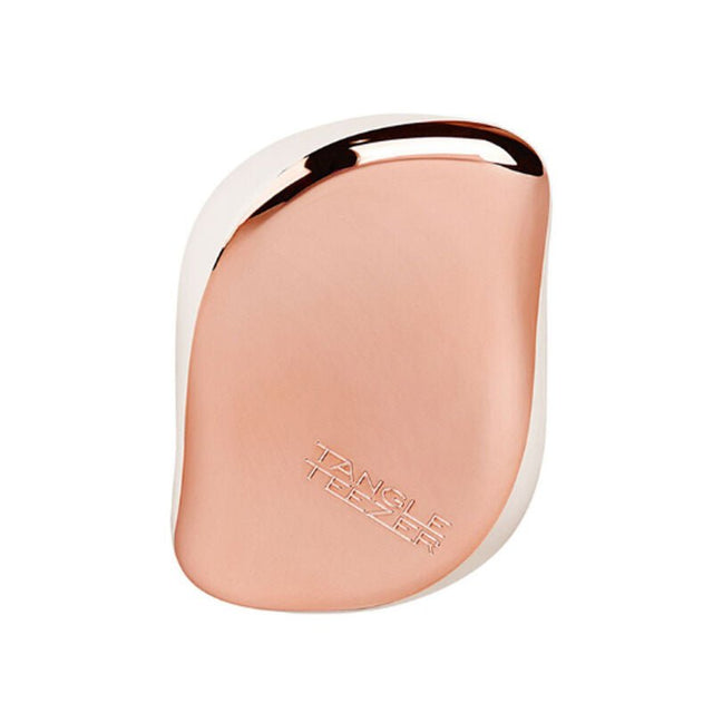Compact Detangling Hair Brush - Pink Matte Chrome - TryAladdin