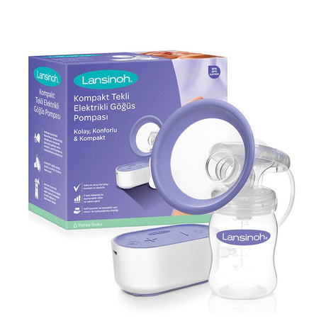 Compact Single Electric Breast Pump - 2 - Phase Technology & 5 Suction Levels - TryAladdin