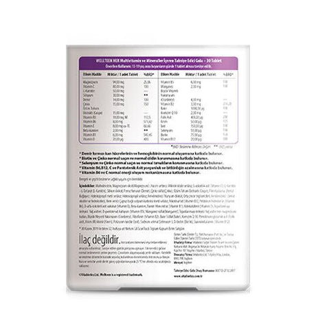 Comprehensive Multivitamin & Mineral - Daily Vitality Support Tablets - TryAladdin
