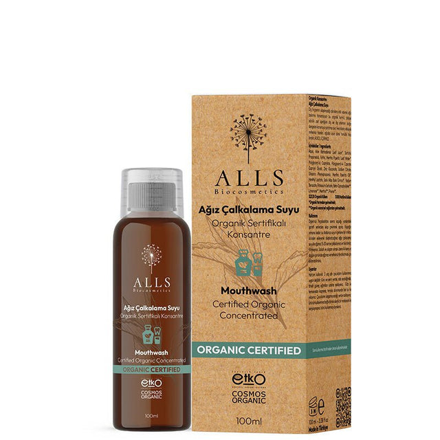Concentrated Mouthwash - Organic, Alcohol - Free with Aloe & Peppermint - TryAladdin