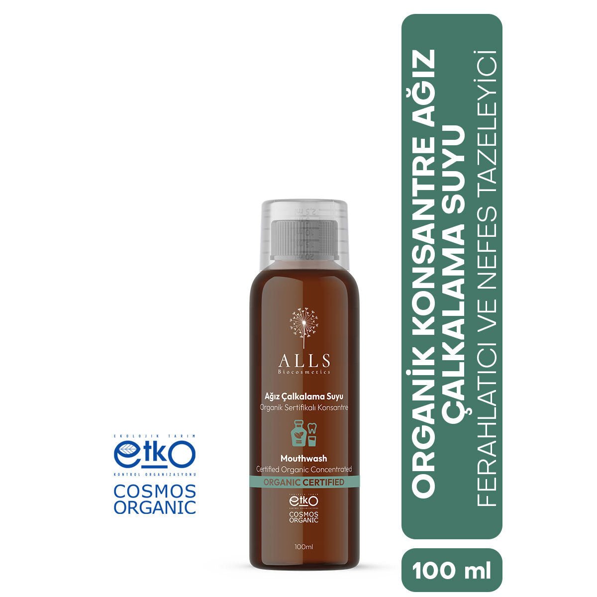 Concentrated Mouthwash - Organic, Alcohol - Free with Aloe & Peppermint - TryAladdin
