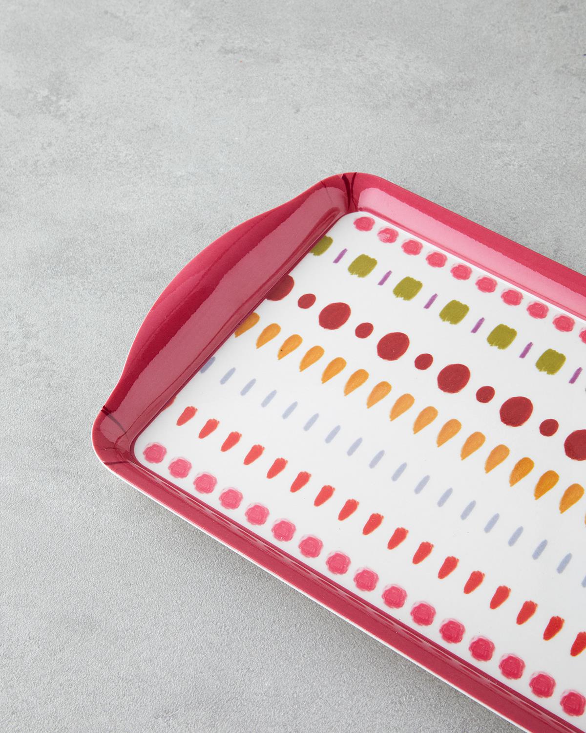 Professional-Colorful-Confetti-Melamine-Serving-Tray