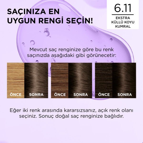 Cool Creme Permanent Hair Color, Extra Ashy Dark Blonde 6.11 - TryAladdin