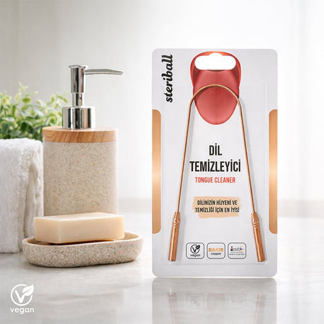 Copper Tongue Scraper for Fresh Breath & Oral Hygiene - TryAladdin